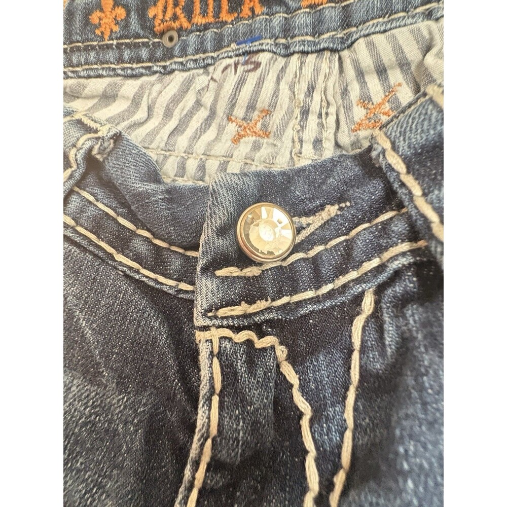 Rock Revival Womens Skinny Jeans Tag Sz 26 (Actual Sz 26" x 33") Y2K - Picture 3 of 9